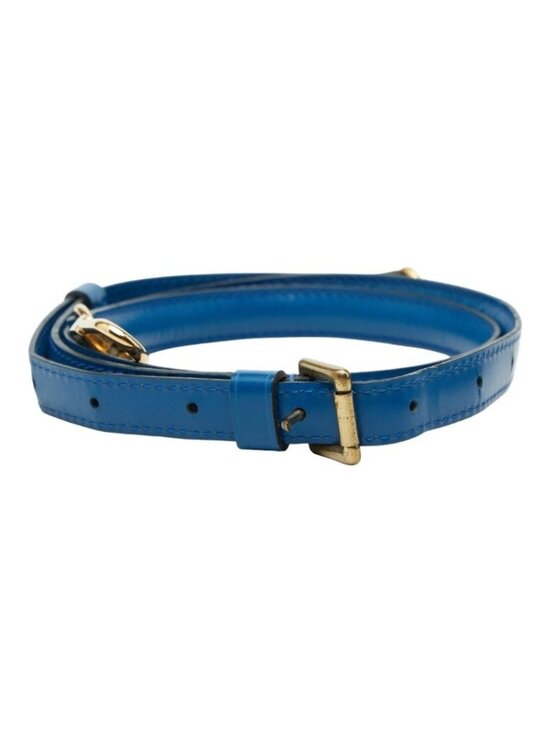 Louis Vuitton Blue Leather Belt